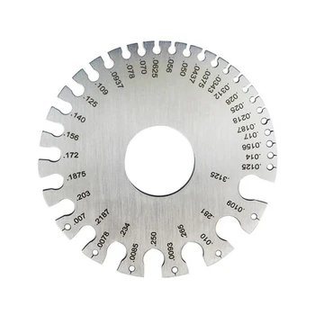 Датчик диаметра проволоки Инструмент для измерения закалки Шаблон для инструмента для контроля сварных швов Толщиномер Прочный