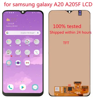 Для Samsung Galaxy A20 ЖК-экран A205 A205F Замена дигитайзер экрана для моделей Galaxy a20, a205, a205f
