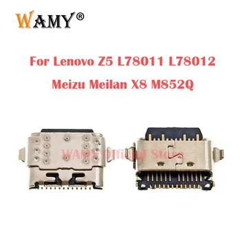 5-10 шт. Зарядное Устройство USB Разъем Для Зарядки Контактная Док-станция Порт Штекер Тип C Для Meizu Meilan X8 M852Q Lenovo Z5 L78011 L78012