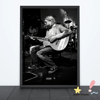 Музыкальная звезда Курта Кобейна, плакат, художественная печать, украшение дома, настенная живопись (без рамки)